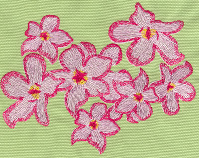 Embroidery Design: Heavenly Hibiscus Group 26.01" x 4.78"