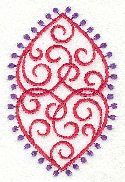 Embroidery Design: Fashion Hearts Duplicate2.59w X 3.98h