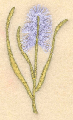 Embroidery Design: Flower D fringe2.31w X 3.85h