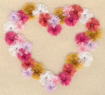 Embroidery Design: Floral Heart fringe5.47w X 5.00h