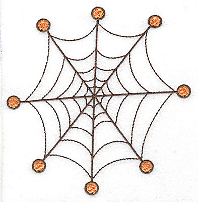 Embroidery Design: Spider web large 4.88w X 4.99h