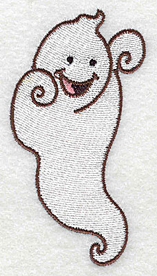 Embroidery Design: Ghost 1.93w X 3.57h
