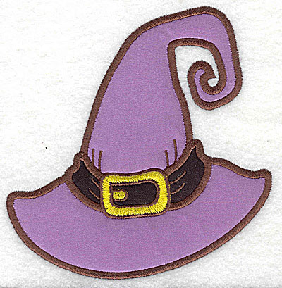 Embroidery Design: Witches hat double applique 4.92w X 4.98h