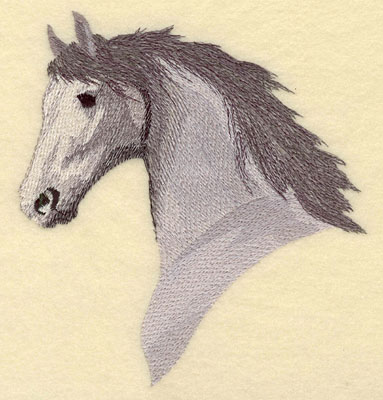 Embroidery Design: Horse Head Large6.41w X 6.96h