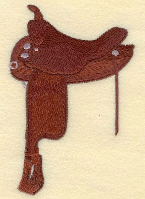 Embroidery Design: Halfinger Saddle Large3.28w X 5.01h