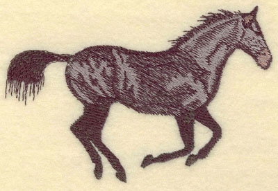Embroidery Design: Galloping Horse Large5.06w X 3.40h
