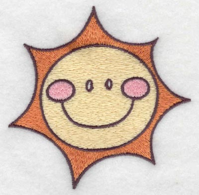 Embroidery Design: Sunshine large3.89w X 3.88h