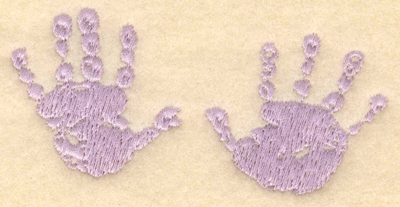 Embroidery Design: Hand prints2.02w X 3.90h
