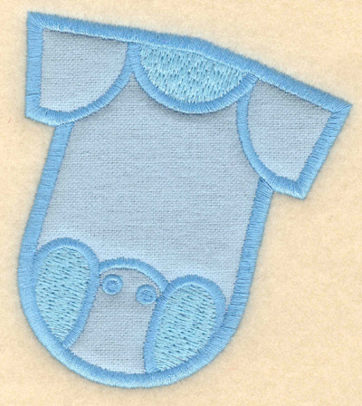 Embroidery Design: Baby jumper applique3.47"w X 3.91"h