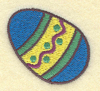 Embroidery Design: Easter egg A 1.76w X 1.63h