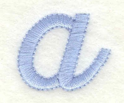 Embroidery Design: a lower case 1.17w X 0.97