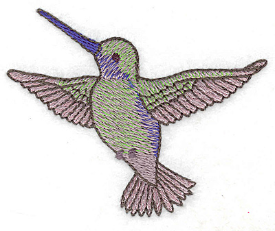Embroidery Design: Hummingbird 106 small 3.48w X 2.83h