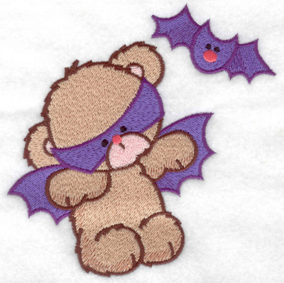 Embroidery Design: Bat bear large 4.94w X 4.97h