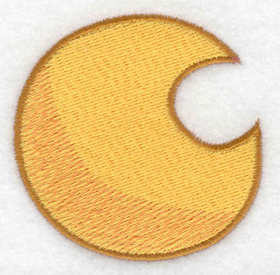 Embroidery Design: Moon 2.52w X 2.51h