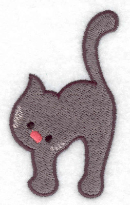 Embroidery Design: Black cat 1.81w X 3.08h