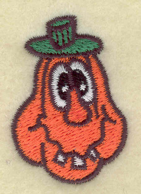Embroidery Design: Toothy pumpkin small 1.27w X 1.83h