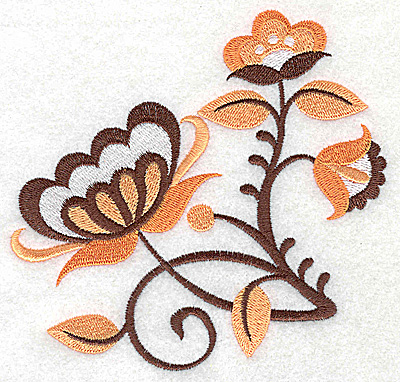 Embroidery Design: Flower I large 4.96w X 4.82h