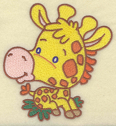 Embroidery Design: Giraffe medium 4.59W X 4.96H