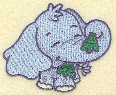 Embroidery Design: Elephant small 3.89w X 3.21h