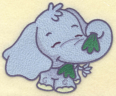 Embroidery Design: Elephant medium 4.98w X 4.11h