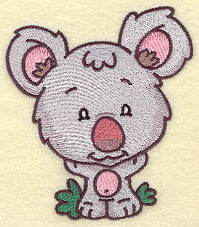 Embroidery Design: Koala bear medium 4.39w X 4.96h