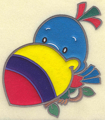 Embroidery Design: Toucan large 4 appliques 6.09w X 7.00h