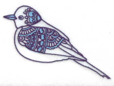 Embroidery Design: Bird A 3.88w X 2.60h