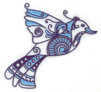 Embroidery Design: Bird D 3.88w X 3.62h