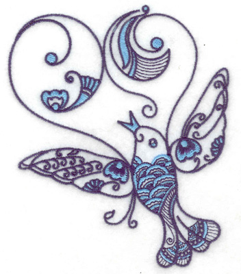 Embroidery Design: Bird G large 4.19w X 4.98h