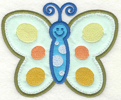 Embroidery Design: Butterfly 1 4.93w X 4.06h