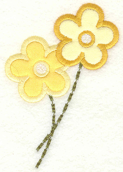 Embroidery Design: Flowers 2.81w X 4.12h