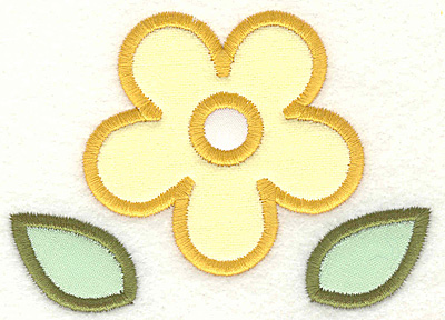 Embroidery Design: Flower2.93 x 4.12