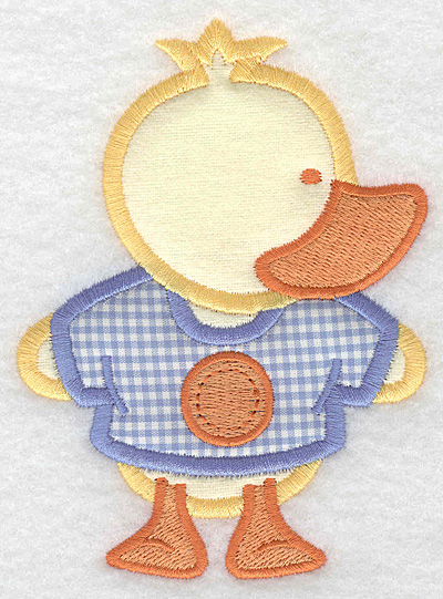 Embroidery Design: Duck double applique large3.63w X 5.00h