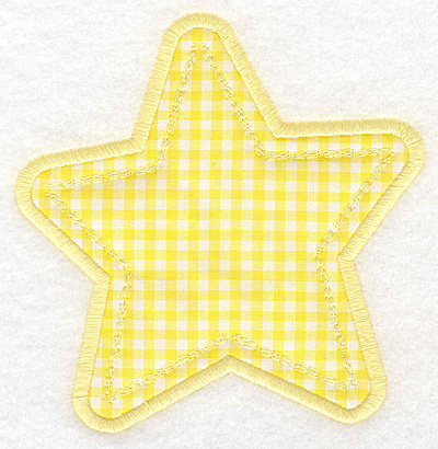 Embroidery Design: Star applique large4.78w X 5.00h
