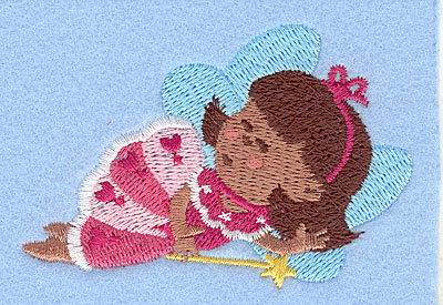 Embroidery Design: Fairy K2.13" x 3.08"