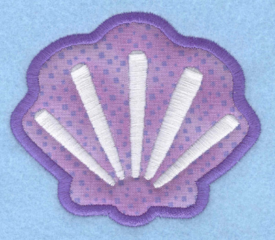 Embroidery Design: Oyster applique3.50w X 2.98h