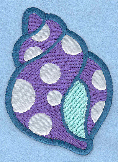 Embroidery Design: Seashall A applique2.83w X 3.90h