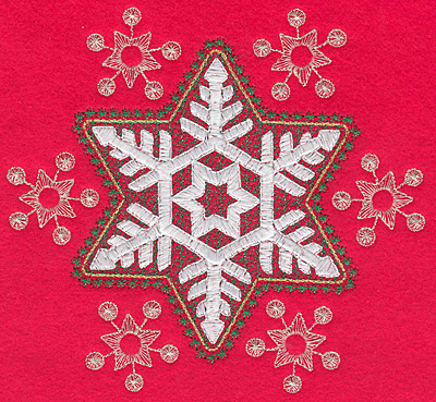 Embroidery Design: Snowflakes G6.49w X 6.01h
