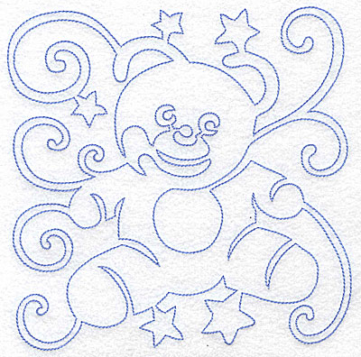 Embroidery Design: Teddy Bear large 7.03w X 7.02h