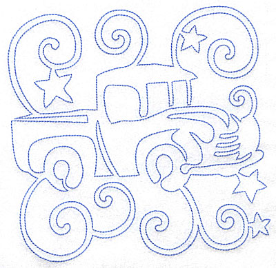 Embroidery Design: Toy Truck large 7.03w x 7.01h