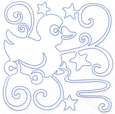 Embroidery Design: Rubber Duckie large 7.03w X 7.07h