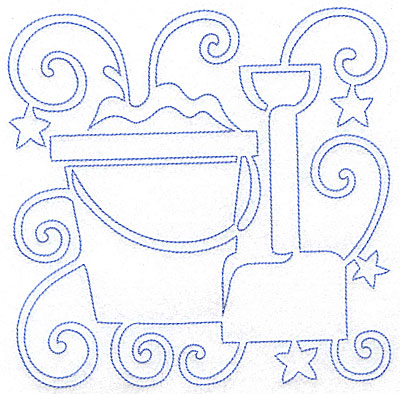 Embroidery Design: Pail and Shovel large 7.05w X 7.03h