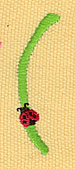 Embroidery Design: Ladybug Letters ( 0.57w X 1.96h