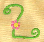 Embroidery Design: Ladybug Letters 21.69w X 1.63h