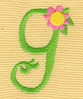 Embroidery Design: Ladybug Letters g1.29w X 1.85h