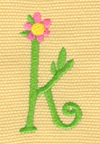 Embroidery Design: Ladybug Letters k 0.96w X 1.85h