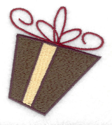 Embroidery Design: Gift Parcel 1 large 2.37w X 2.67h