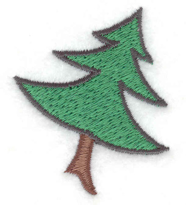 Embroidery Design: Christmas tree 1.70w X 2.06h