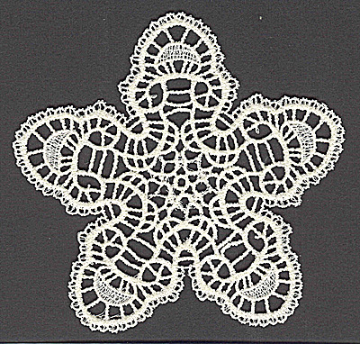 Embroidery Design: Star F large 4.93w X 4.74h