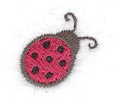 Embroidery Design: Mini ladybug 0.93w X 0.91h